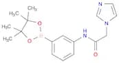 2-(1H-imidazol-1-yl)-N-(3-(4,4,5,5-tetramethyl-1,3,2-dioxaborolan-2-yl)phenyl)acetamide