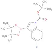 tert-butyl 5-fluoro-3-(4,4,5,5-tetramethyl-1,3,2-dioxaborolan-2-yl)-1H-indole-1-carboxylate