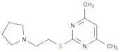 4,6-dimethyl-2-(2-pyrrolidin-1-ylethylsulfanyl)pyrimidine