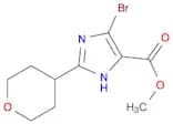 methyl 4-bromo-2-(tetrahydro-2H-pyran-4-yl)-1H-imidazole-5-carboxylate