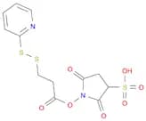 2,5-dioxo-1-(3-(pyridin-2-yldisulfanyl)propanoyloxy)pyrrolidine-3-sulfonic acid