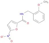 2-Furancarboxamide, N-[(2-methoxyphenyl)methyl]-5-nitro-
