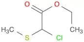 Acetic acid, chloro(methylthio)-, ethyl ester