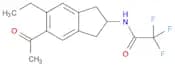 N-(5-Acetyl-6-ethyl-2,3-dihydro-1H-inden-2-yl)-2,2,2-trifluoroacetamide