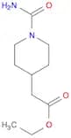 4-Piperidineacetic acid, 1-(aminocarbonyl)-, ethyl ester