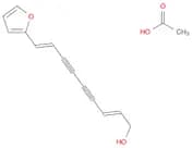 2,8-Nonadiene-4,6-diyn-1-ol, 9-(2-furanyl)-, acetate, (2E,8E)-