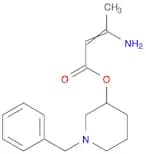 2-Butenoic acid, 3-amino-, 1-(phenylmethyl)-3-piperidinyl ester