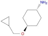 Cyclohexanamine, 4-(cyclopropylmethoxy)-, trans-