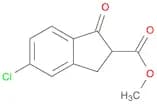 1H-Indene-2-carboxylic acid, 5-chloro-2,3-dihydro-1-oxo-, methyl ester