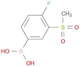 (4-Fluoro-3-(methylsulfonyl)phenyl)boronic acid