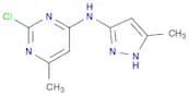 2-Chloro-6-methyl-N-(5-methyl-1H-pyrazol-3-yl)pyrimidin-4-amine