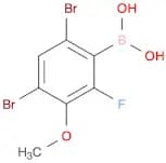 4,6-Dibromo-2-fluoro-3-methoxyphenylboronic acid