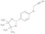 4,4,5,5-tetramethyl-2-[4-(prop-2-yn-1-yloxy)phenyl]-1,3,2-dioxaborolane