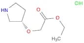 Ethyl 2-[(3S)-3-pyrrolidinyloxy]acetate HCl
