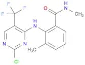 2-((2-chloro-5-(trifluoromethyl)pyrimidin-4-yl)amino)-N,3-dimethylbenzamide