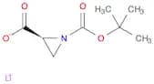 (2S)-1-[(tert-butoxy)carbonyl]aziridine-2-carboxylic acid, lithium salt