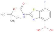 (2-((tert-Butoxycarbonyl)amino)-7-fluorobenzo[d]thiazol-4-yl)boronic acid