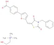 (Z)-4-[5-(3-Benzyl-2,4-dioxo-thiazolidin-5-ylidenemethyl)-furan-2-yl]-benzoic acid (2-Hydroxy-ethy…