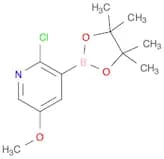 2-Chloro-5-methoxy-3-(tetramethyl-1,3,2-dioxaborolan-2-yl)pyridine