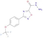 3-(4-(trifluoromethoxy)phenyl)-1,2,4-oxadiazole-5-carbohydrazide