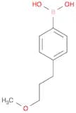 [4-(3-Methoxypropyl)phenyl]boronic acid