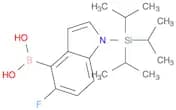 {5-Fluoro-1-[tris(propan-2-yl)silyl]-1H-indol-4-yl}boronic acid