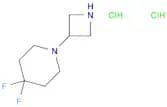 1-(azetidin-3-yl)-4,4-difluoro-piperidine;dihydrochloride