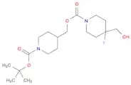 {1-[(tert-butoxy)carbonyl]piperidin-4-yl}methyl 4-fluoro-4-(hydroxymethyl)piperidine-1-carboxylate