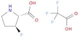 (2R,3S)-3-fluoropyrrolidine-2-carboxylic acid; trifluoroacetic acid