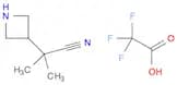 2-(azetidin-3-yl)-2-methyl-propanenitrile 2,2,2-trifluoroacetic acid
