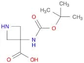 3-{[(tert-butoxy)carbonyl]amino}azetidine-3-carboxylic acid
