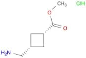 methyl cis-3-(aminomethyl)cyclobutane-1-carboxylate hydrochloride