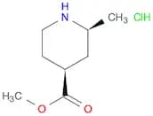 Methyl (2S,4S)-2-methylpiperidine-4-carboxylate hydrochloride