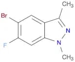 5-bromo-6-fluoro-1,3-dimethylindazole