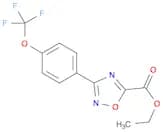 ethyl 3-[4-(trifluoromethoxy)phenyl]-1,2,4-oxadiazole-5-carboxylate
