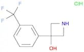 3-[3-(trifluoromethyl)phenyl]azetidin-3-ol;hydrochloride