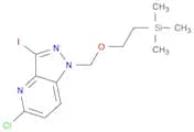 5-chloro-3-iodo-1-{[2-(trimethylsilyl)ethoxy]methyl}-1H-pyrazolo[4,3-b]pyridine