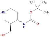 tert-Butyl n-[(3s,4s)-rel-3-(hydroxymethyl)-4-piperidyl]carbamate