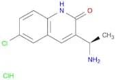 3-[(1R)-1-aminoethyl]-6-chloro-1H-quinolin-2-one;hydrochloride