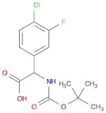 2-((tert-butoxycarbonyl)amino)-2-(4-chloro-3-fluorophenyl)acetic acid