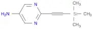 2-(2-trimethylsilylethynyl)pyrimidin-5-amine