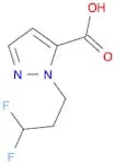 2-(3,3-difluoropropyl)pyrazole-3-carboxylic acid