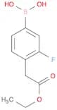 4-(Ethoxycarbonylmethyl)-3-fluorophenylboronic acid