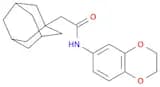 2-(1-Adamantyl)-N-(2,3-dihydro-1,4-benzodioxin-6-yl)acetamide