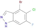 4-bromo-5-chloro-6-fluoro-1H-indazole