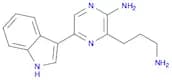 Pyrazinepropanamine, 3-amino-6-(1H-indol-3-yl)-