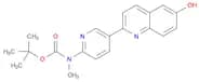 tert-butyl N-[5-(6-hydroxy-2-quinolyl)-2-pyridyl]-N-methyl-carbamate