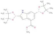 methyl 2,6-bis(tetramethyl-1,3,2-dioxaborolan-2-yl)-1H-indole-4-carboxylate