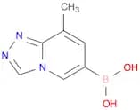 {8-Methyl-[1,2,4]triazolo[4,3-a]pyridin-6-yl}boronic acid