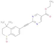 Ethyl 2-[2-(3,4-dihydro-4,4-dimethyl-1-oxido-2H-1-benzothiopyran-6-yl)ethynyl]-5-pyrimidinecarboxy…